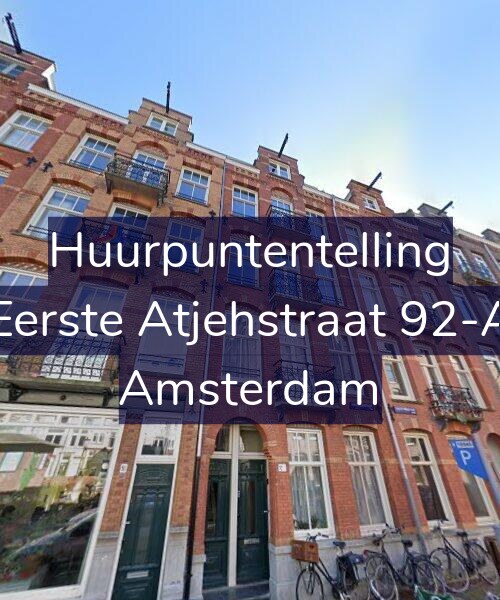 Foto gevel Huurpuntentelling voor Eerste Atjehstraat 92-A, Amsterdam