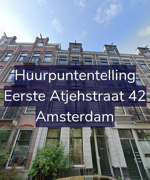 Foto gevel Huurpuntentelling voor Eerste Atjehstraat 42, Amsterdam