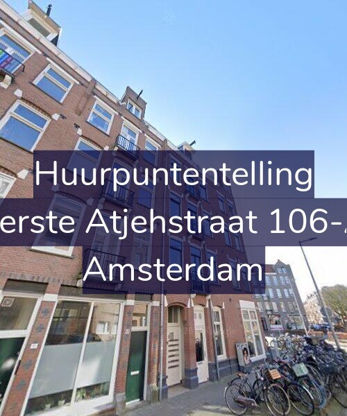 Foto gevel Huurpuntentelling voor Eerste Atjehstraat 106-A, Amsterdam