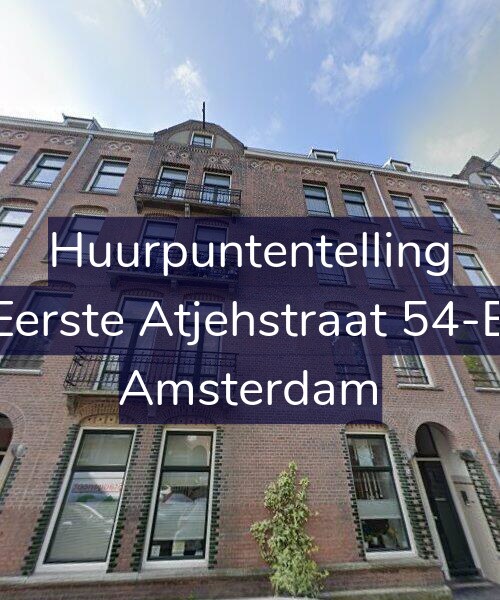Foto gevel Huurpuntentelling voor Eerste Atjehstraat 54-B, Amsterdam