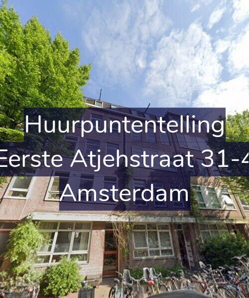 Foto gevel Huurpuntentelling voor Eerste Atjehstraat 31-4, Amsterdam