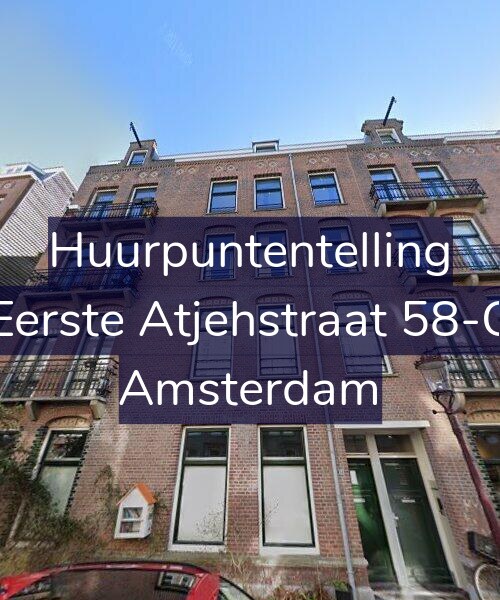 Foto gevel Huurpuntentelling voor Eerste Atjehstraat 58-C, Amsterdam