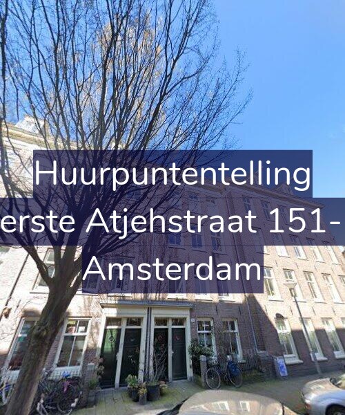Foto gevel Huurpuntentelling voor Eerste Atjehstraat 151-C, Amsterdam
