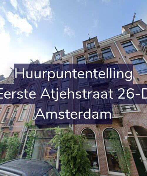 Foto gevel Huurpuntentelling voor Eerste Atjehstraat 26-D, Amsterdam