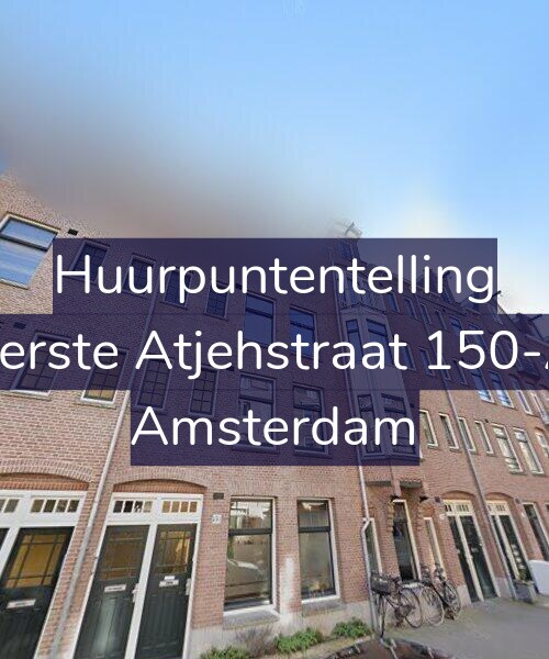 Foto gevel Huurpuntentelling voor Eerste Atjehstraat 150-A, Amsterdam