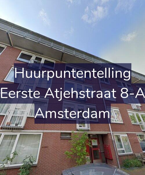 Foto gevel Huurpuntentelling voor Eerste Atjehstraat 8-A, Amsterdam