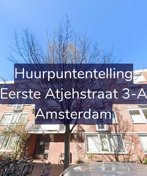 Foto gevel Huurpuntentelling voor Eerste Atjehstraat 3-A, Amsterdam