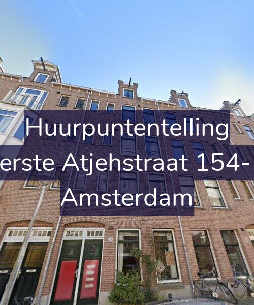 Foto gevel Huurpuntentelling voor Eerste Atjehstraat 154-H, Amsterdam