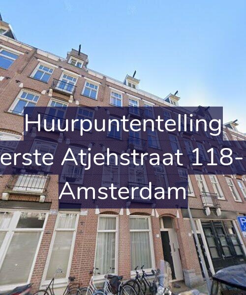 Foto gevel Huurpuntentelling voor Eerste Atjehstraat 118-C, Amsterdam