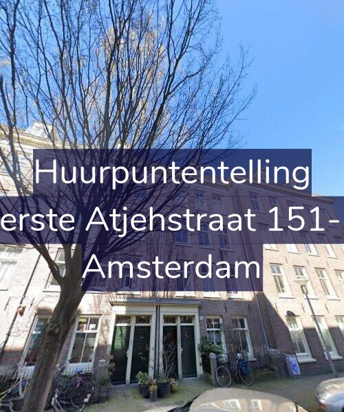 Foto gevel Huurpuntentelling voor Eerste Atjehstraat 151-B, Amsterdam