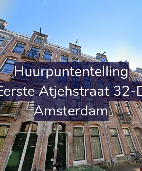 Foto gevel Huurpuntentelling voor Eerste Atjehstraat 32-D, Amsterdam