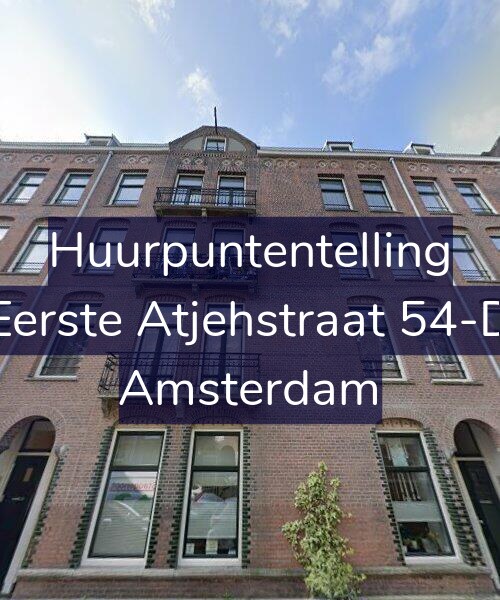 Foto gevel Huurpuntentelling voor Eerste Atjehstraat 54-D, Amsterdam