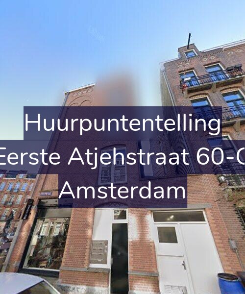 Foto gevel Huurpuntentelling voor Eerste Atjehstraat 60-G, Amsterdam