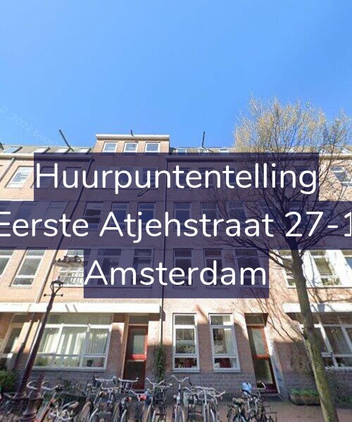 Foto gevel Huurpuntentelling voor Eerste Atjehstraat 27-1, Amsterdam