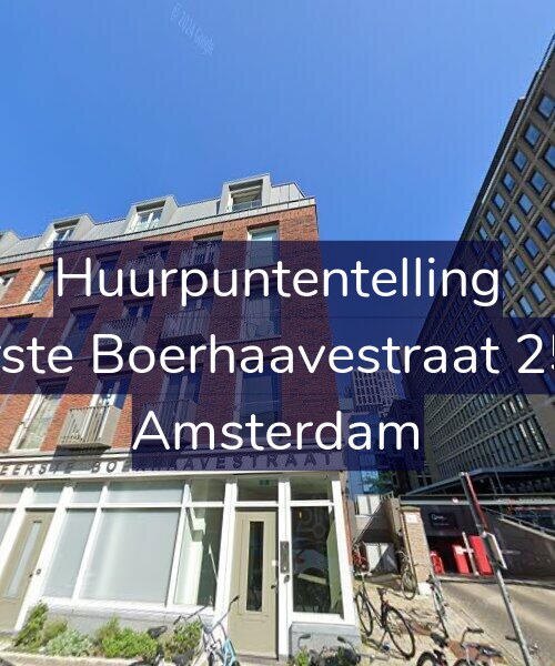 Foto gevel Huurpuntentelling voor Eerste Boerhaavestraat 25-E, Amsterdam