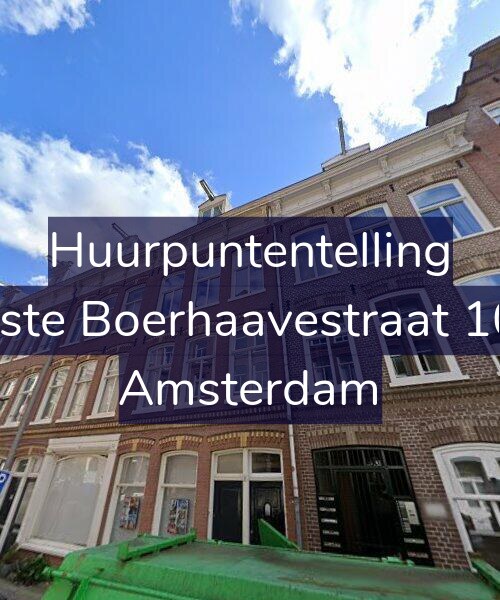 Foto gevel Huurpuntentelling voor Eerste Boerhaavestraat 10-1, Amsterdam