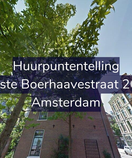 Foto gevel Huurpuntentelling voor Eerste Boerhaavestraat 26-2, Amsterdam