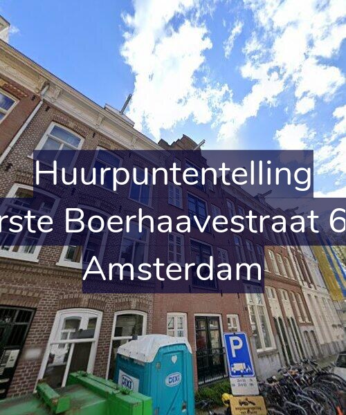 Foto gevel Huurpuntentelling voor Eerste Boerhaavestraat 6-D, Amsterdam
