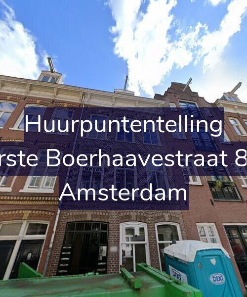 Foto gevel Huurpuntentelling voor Eerste Boerhaavestraat 8-D, Amsterdam