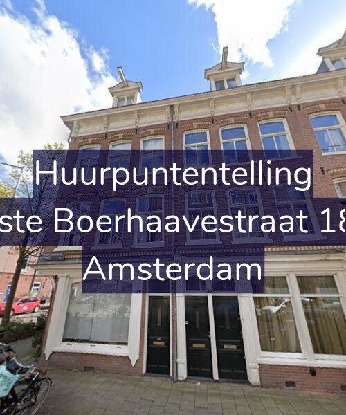 Foto gevel Huurpuntentelling voor Eerste Boerhaavestraat 18-H, Amsterdam