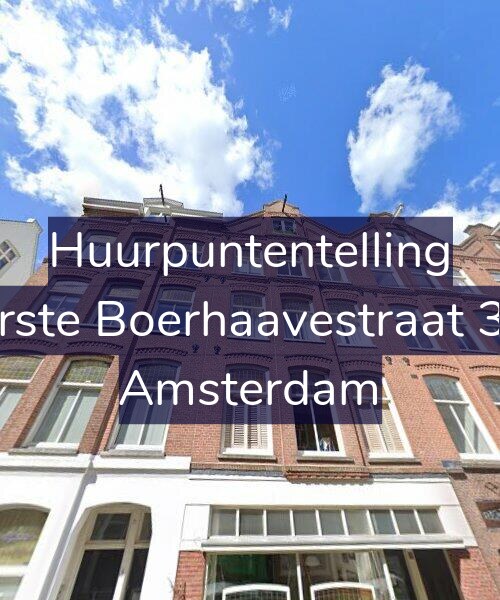 Foto gevel Huurpuntentelling voor Eerste Boerhaavestraat 3-2, Amsterdam