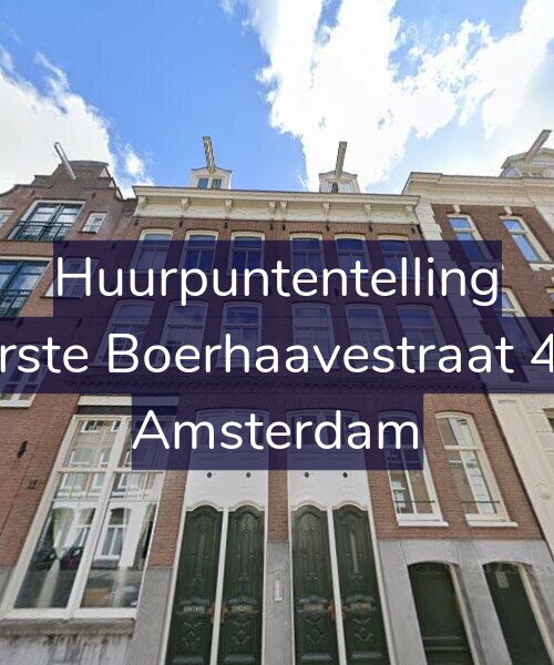 Foto gevel Huurpuntentelling voor Eerste Boerhaavestraat 4-1, Amsterdam
