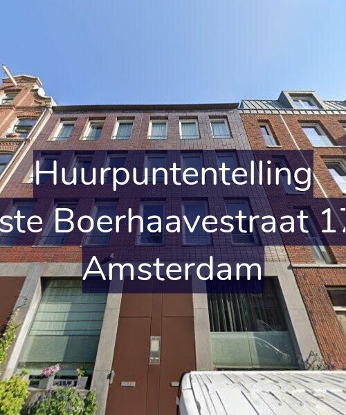 Foto gevel Huurpuntentelling voor Eerste Boerhaavestraat 17-A, Amsterdam