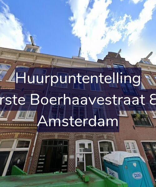 Foto gevel Huurpuntentelling voor Eerste Boerhaavestraat 8-E, Amsterdam