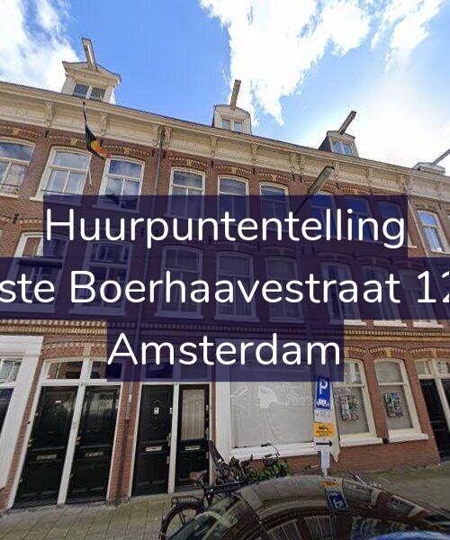 Foto gevel Huurpuntentelling voor Eerste Boerhaavestraat 12-H, Amsterdam