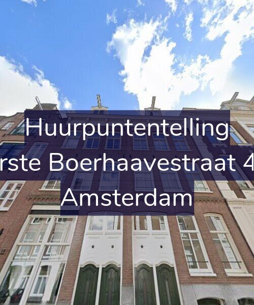 Foto gevel Huurpuntentelling voor Eerste Boerhaavestraat 4-2, Amsterdam