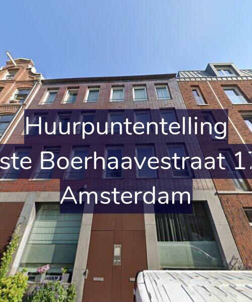 Foto gevel Huurpuntentelling voor Eerste Boerhaavestraat 17-B, Amsterdam
