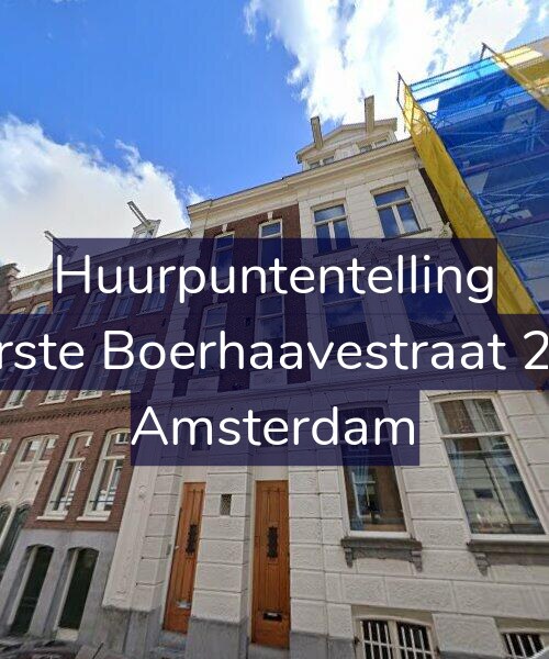Foto gevel Huurpuntentelling voor Eerste Boerhaavestraat 2-A, Amsterdam