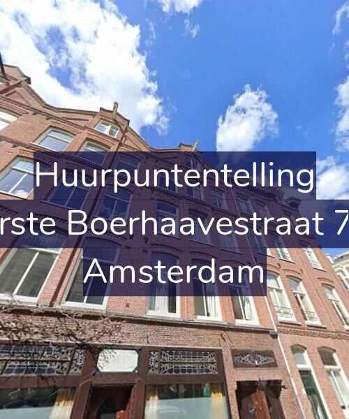 Foto gevel Huurpuntentelling voor Eerste Boerhaavestraat 7-3, Amsterdam