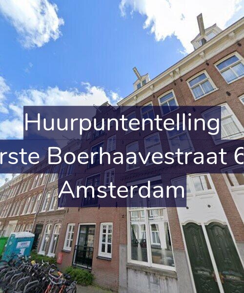 Foto gevel Huurpuntentelling voor Eerste Boerhaavestraat 6-E, Amsterdam