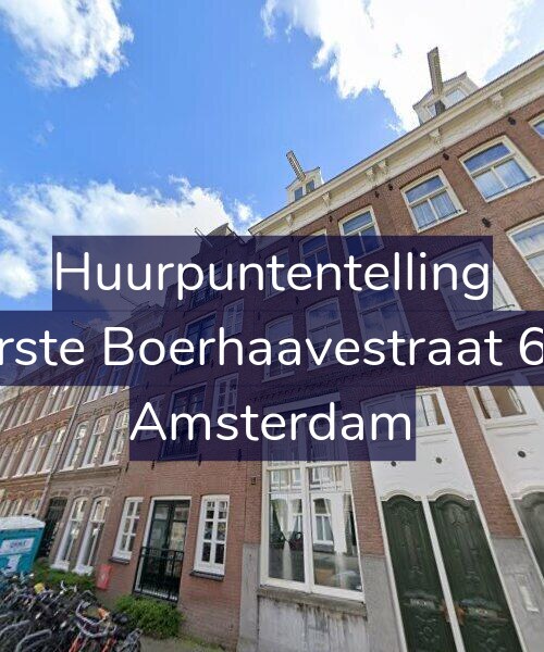 Foto gevel Huurpuntentelling voor Eerste Boerhaavestraat 6-B, Amsterdam