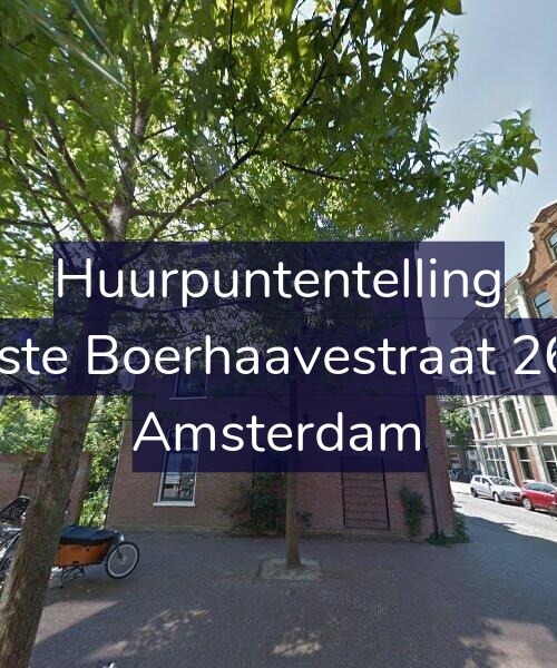Foto gevel Huurpuntentelling voor Eerste Boerhaavestraat 26-H, Amsterdam