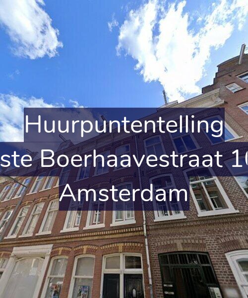 Foto gevel Huurpuntentelling voor Eerste Boerhaavestraat 10-2, Amsterdam