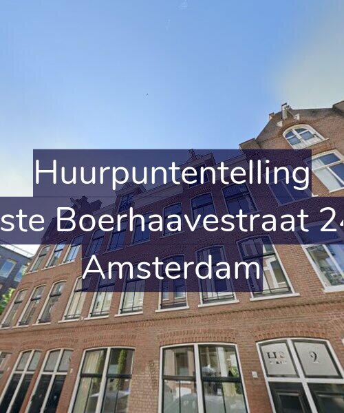 Foto gevel Huurpuntentelling voor Eerste Boerhaavestraat 24-2, Amsterdam