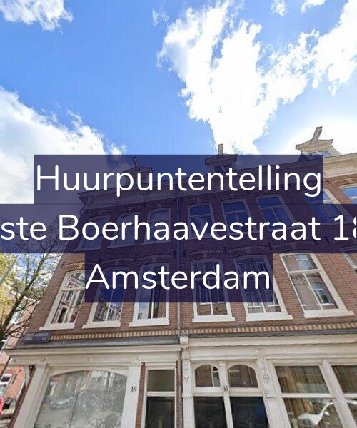 Foto gevel Huurpuntentelling voor Eerste Boerhaavestraat 18-2, Amsterdam