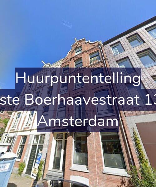 Foto gevel Huurpuntentelling voor Eerste Boerhaavestraat 13-B, Amsterdam