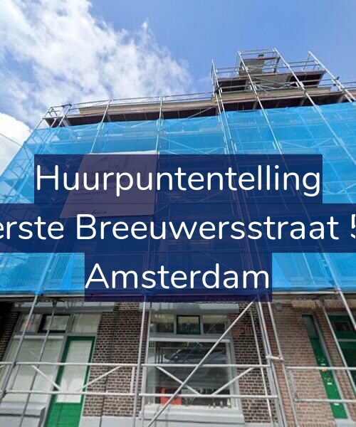 Foto gevel Huurpuntentelling voor Eerste Breeuwersstraat 58, Amsterdam