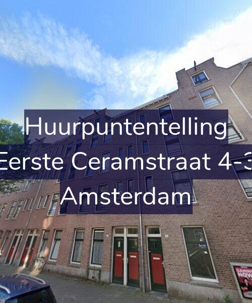 Foto gevel Huurpuntentelling voor Eerste Ceramstraat 4-3, Amsterdam