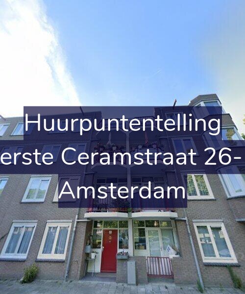Foto gevel Huurpuntentelling voor Eerste Ceramstraat 26-B, Amsterdam