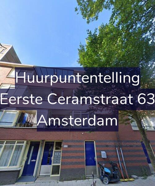 Foto gevel Huurpuntentelling voor Eerste Ceramstraat 63, Amsterdam