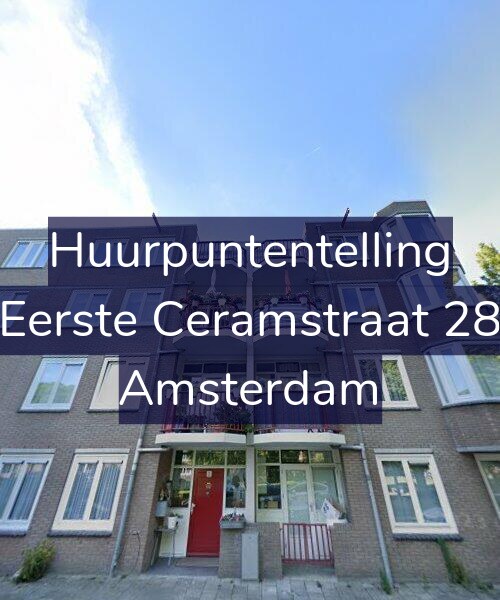 Foto gevel Huurpuntentelling voor Eerste Ceramstraat 28, Amsterdam