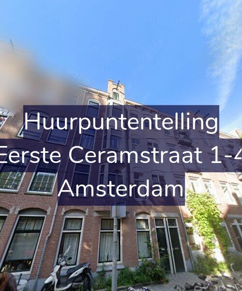 Foto gevel Huurpuntentelling voor Eerste Ceramstraat 1-4, Amsterdam