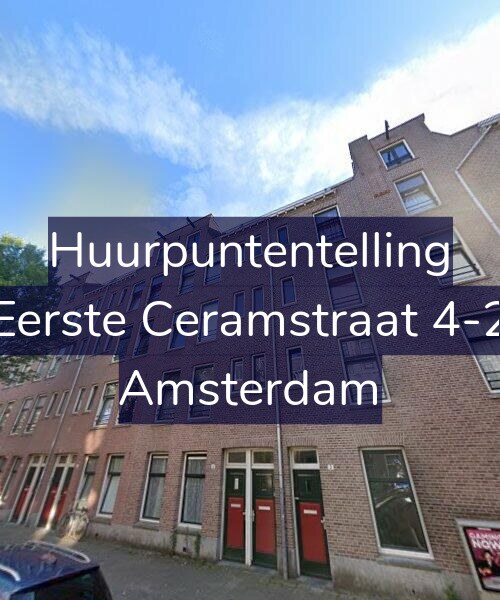 Foto gevel Huurpuntentelling voor Eerste Ceramstraat 4-2, Amsterdam