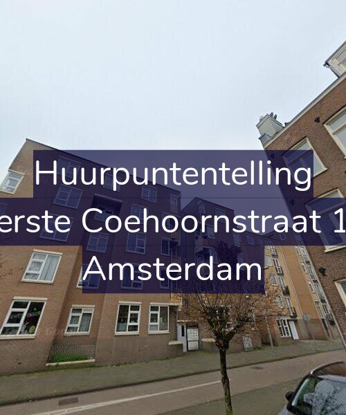 Foto gevel Huurpuntentelling voor Eerste Coehoornstraat 14, Amsterdam