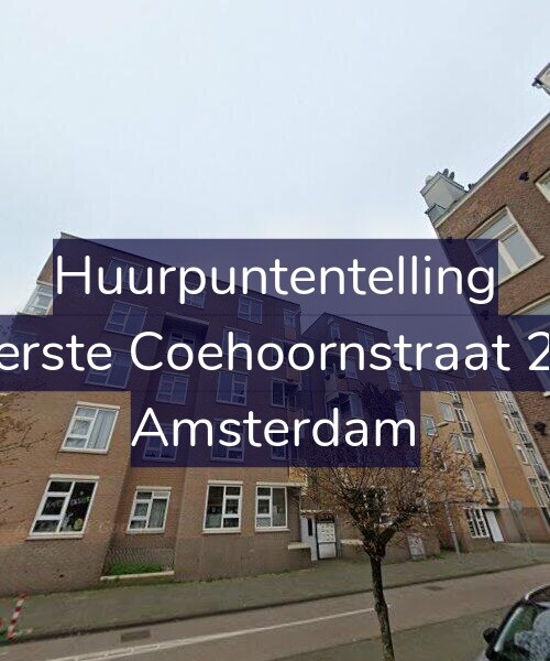 Foto gevel Huurpuntentelling voor Eerste Coehoornstraat 20, Amsterdam