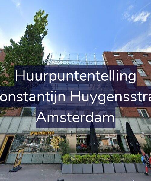 Foto gevel Huurpuntentelling voor Eerste Constantijn Huygensstraat 50-G, Amsterdam
